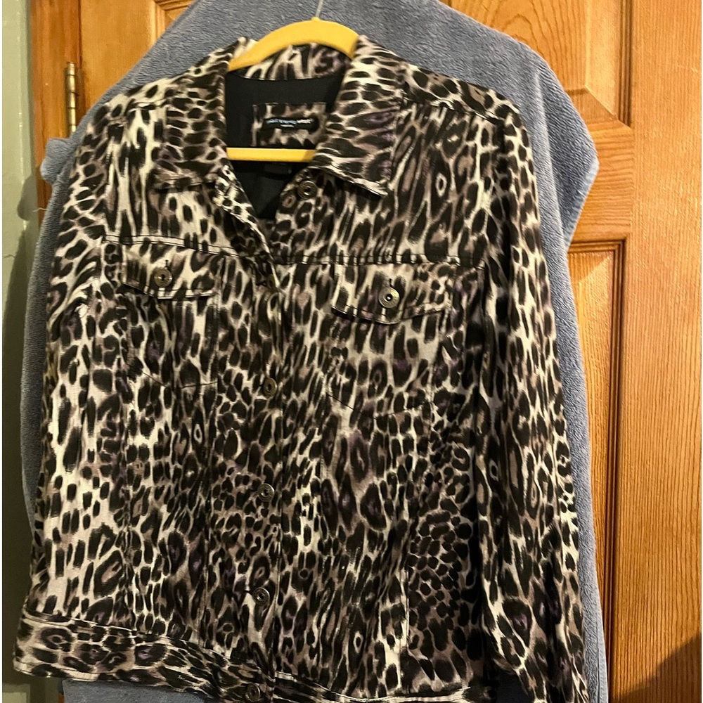 Saint Tropez West Linen jacket 1X